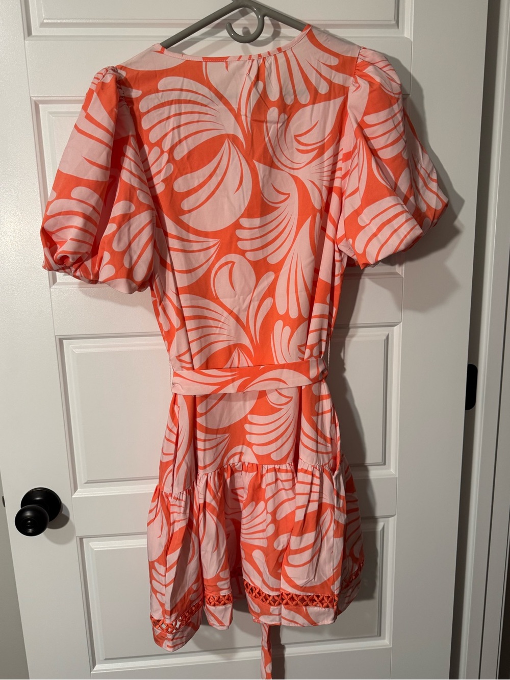 NWT Mary Square Addison Dress, Sail Away Coral Print, Size Medium - Picture 2 of 6